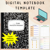 Digital Interactive Notebook Template