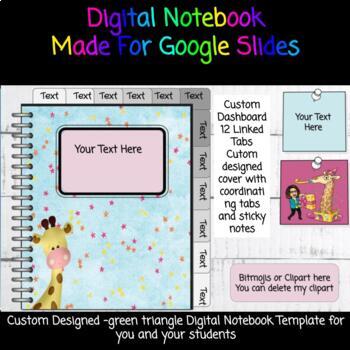 Preview of Digital Interactive Notebook Template | Create Your Own | Diverse