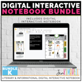 Digital Interactive Notebook Template K ELA Distance Learning