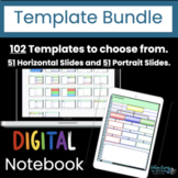 Digital Interactive Notebook Template: Over 100 Templates 