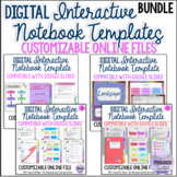 Digital Interactive Notebook Templates Bundle - Compatible