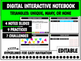 Digital Interactive Notebook: Triangles | Distance Learning