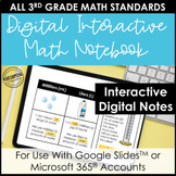 Digital Interactive Notebook for 3rd Grade | Entire Year o
