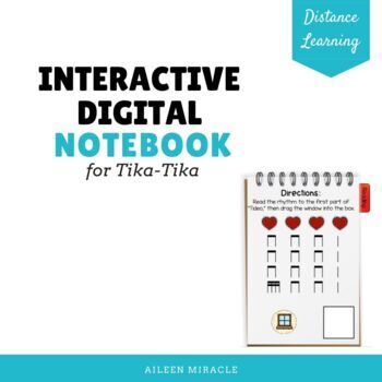 Preview of Digital Interactive Notebook for Distance Learning {Tika-Tika/ Tiri-Tiri}