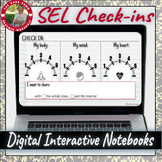 Digital Interactive Notebooks SEL Check-Ins