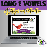 Digital Roll, Click, & Read |Phonics Game| Long E Advanced