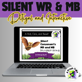 Digital Roll, Click & Read |Phonics Game| Silent WR & MB W