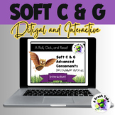Digital Roll, Click & Read |Phonics Game| Soft C & G Conso