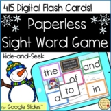 Digital Interactive Sight Word Game for Google Slides | Pa