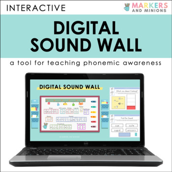 Preview of Digital + Interactive Sound Wall (Includes Vowel Valley)