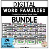 Digital Interactive Word Family Activities (Google Slides™