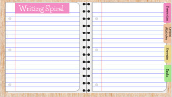 Preview of Digital Interactive Writing Notebook