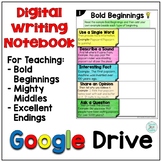 Digital Interactive Writing Notebook for Google Drive #Fre