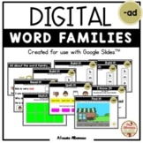 Digital Interactive - "ad"- Word Family Activities (Google