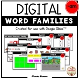 Digital Interactive - "am"- Word Family Activities (Google