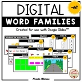 Digital Interactive - "et"- Word Family Activities (Google