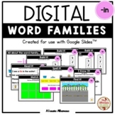 Digital Interactive - "in"- Word Family Activities (Google