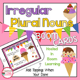 Digital Irregular Plural Nouns : Parts of Speech Boom Cards