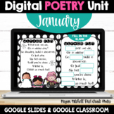 Digital January Poetry Google Slides