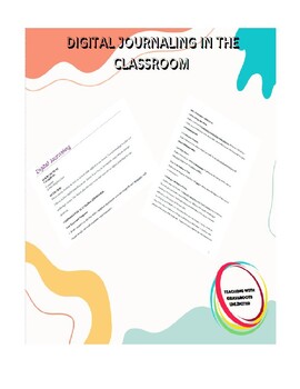 Preview of Digital Journaling Lesson Plan