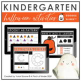 Digital Kindergarten Halloween Activities (Google Slides™)