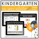 Digital Kindergarten New Year's Activities (Google Slides™)