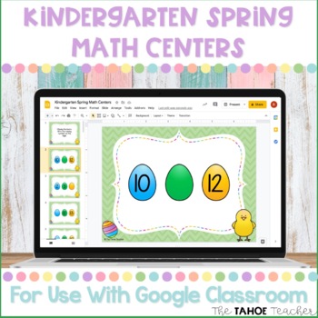 Preview of Digital Kindergarten Spring Math Centers for Use With Google Classroom™
