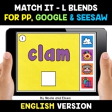 Digital L Blends Word Work for Google and Seesaw 2 - Dista