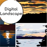 Digital Landscape using Google Drawing - Middle, High Scho