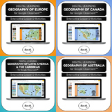 Digital Learning: 6th Grade Social Studies Geography Bundle
