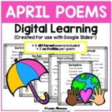 Digital Learning - APRIL POEMS {Google Slides™/Classroom™}