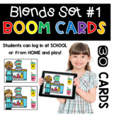 Digital Learning BOOM Cards: Blends Set #1 Distance Learning