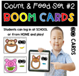 Digital Learning BOOM Cards: Count & Feed Characters Set #