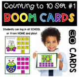 Digital Learning BOOM Cards: Counting to Ten Set #1 Distan