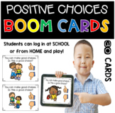 Digital Learning BOOM Cards: Making Positive Choices Dista