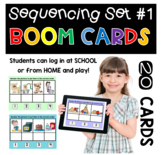 Digital Learning BOOM Cards: Sequencing Set #1 Distance Learning