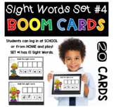 Digital Learning BOOM Cards: Sight Word Construction Set #