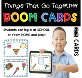 Digital Learning BOOM Cards: Things That Go Together Set D