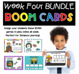 Digital Learning BOOM Cards Week Four Bundle Distance Learning