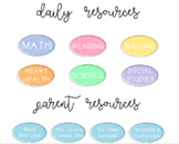 Digital Learning Buttons (for Canvas LMS or Other Pages)