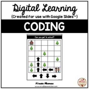 Preview of Digital Learning - CODING #1 for Distance Learning {Google Slides™/Classroom™}