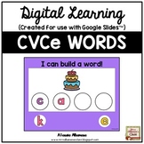 Digital Learning - CVCe WORDS for Distance Learning {Googl