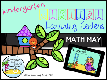 Preview of Digital Learning Centers Kindergarten Math May