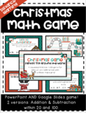 Digital Learning Christmas Math Game -- Addition and Subtraction