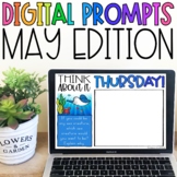 Digital Learning Digital Writing Prompts for May