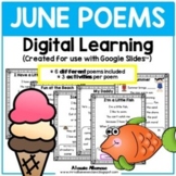 Digital Learning - JUNE POEMS for Distance Learning {Googl