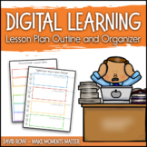 Digital Learning Lesson Plan Template and Organizer