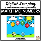 Digital Learning - MATCH ME! NUMBERS for Distance Learning