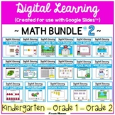 Digital Learning - MATH BUNDLE #2 (Grades K, 1, 2) {Google