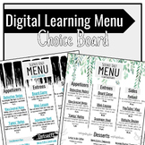 Digital Learning Menu (Unit Choice Board)